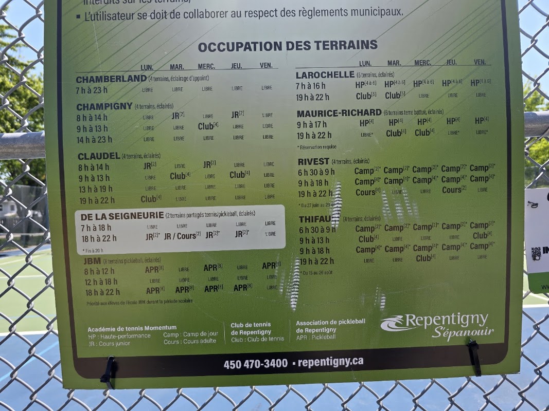 Tennis courts (2) - Parc De La Seigneurie
