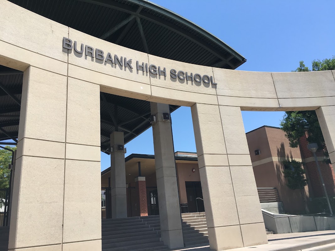 Basketball court - Burbank High School