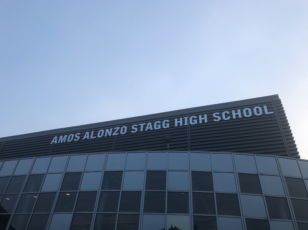 Tennis court - Amos Alonzo Stagg High School