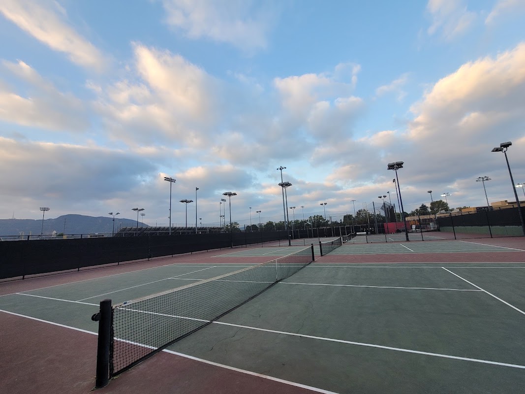 Tennis courts (8) - John Burroughs Senior High School